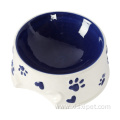 Wholesale Custom Logo Ceramic Pet Cat Dog Bowls
